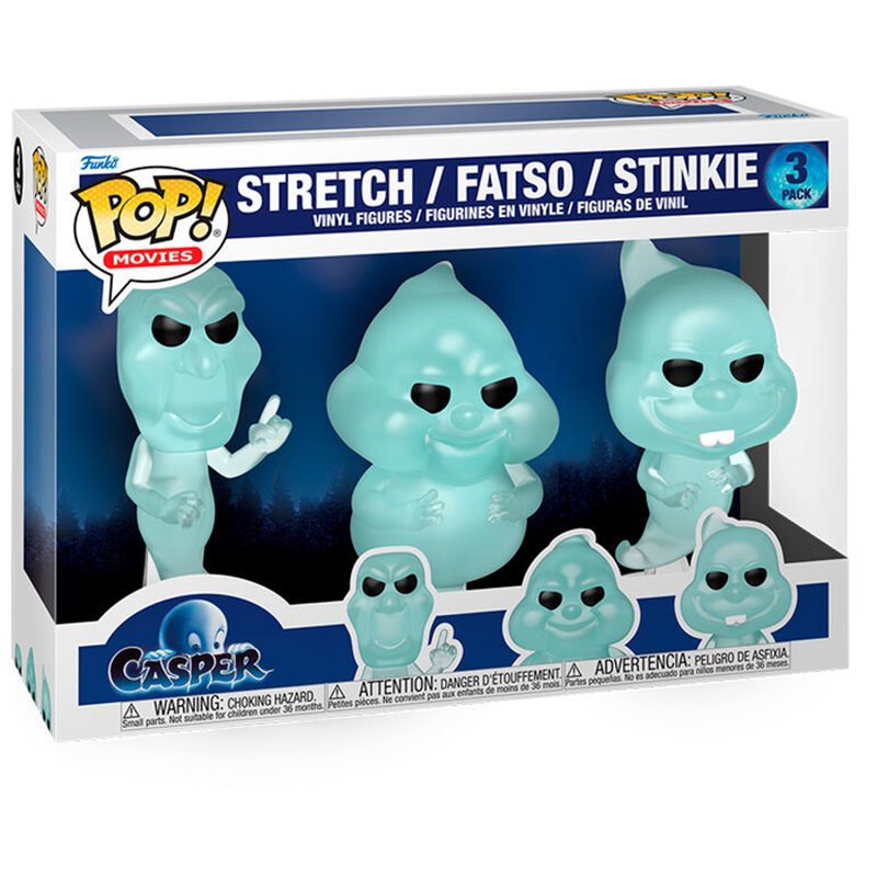 Blister 3 figuras POP Casper Ghostly Trio