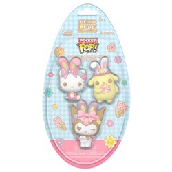 Blister 3 figuras Pocket POP Egg Hello Kitty and Friends