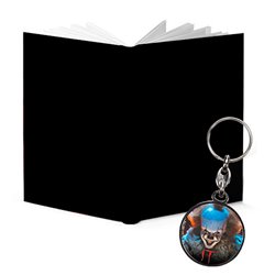 Cuaderno con luz + Llavero metalico Bienvenidos a Derry IT