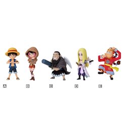 Figura world collectable Sabaody Island the Worst Generation One Piece 8cm surtido