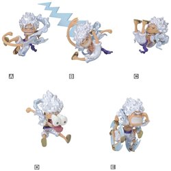 Figura World Collectable Monkey D Luffy Gear 5 One Piece 7cm