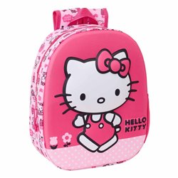 Mochila 3D Hello Kitty 33cm