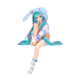 Figura Noodle Stopper Hatsune Miku Rabbit Ear Hood Pajama Hatsune Miku 14cm