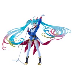 Figura Banpresto Evolve Gundam Collaboration Miku 45th Anniversary Gundam x Hatsune Miku 21cm