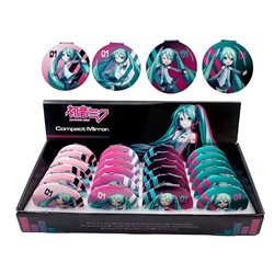 Espejo de bolsillo Hatsune Miku surtido