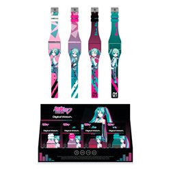 Reloj digital Hatsune Miku surtido