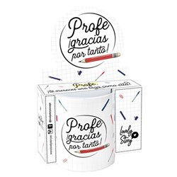 Taza - Profe Gracias Por Tanto 330ml