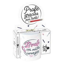 Taza - Profe Con Mucho Corazon 330ml
