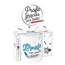 Taza - Profe Con Mucha Clase 330ml