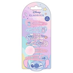 Blister 6 horquillas pelo Stitch Disney