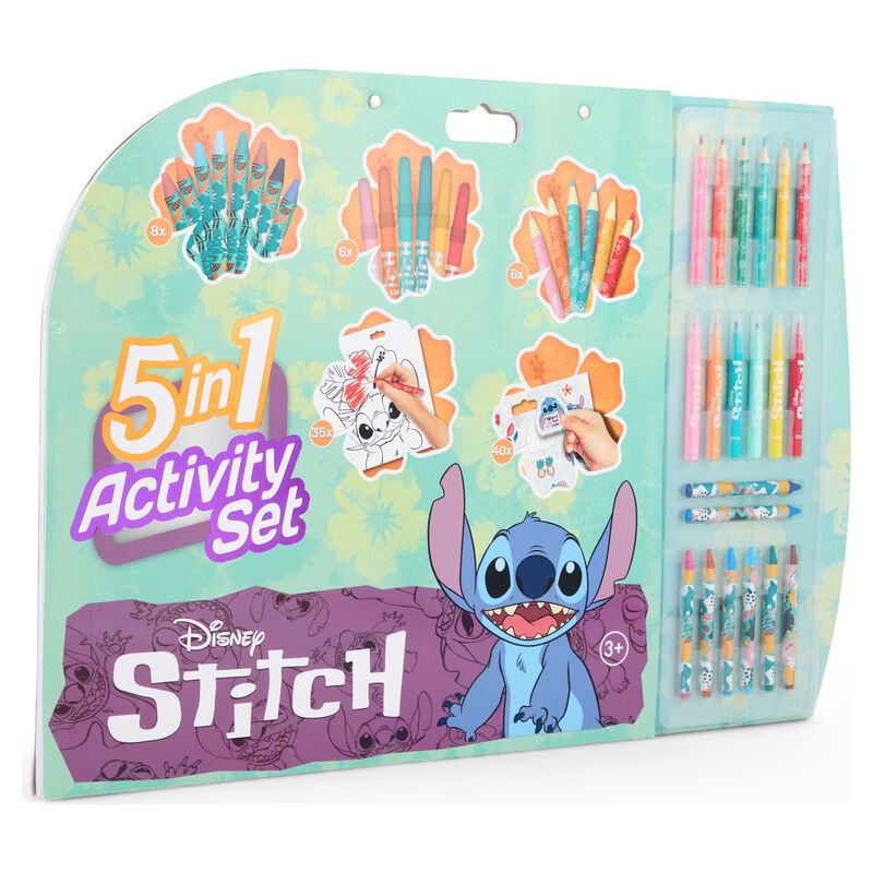 Set actividades 5 en 1 Stitch Disney