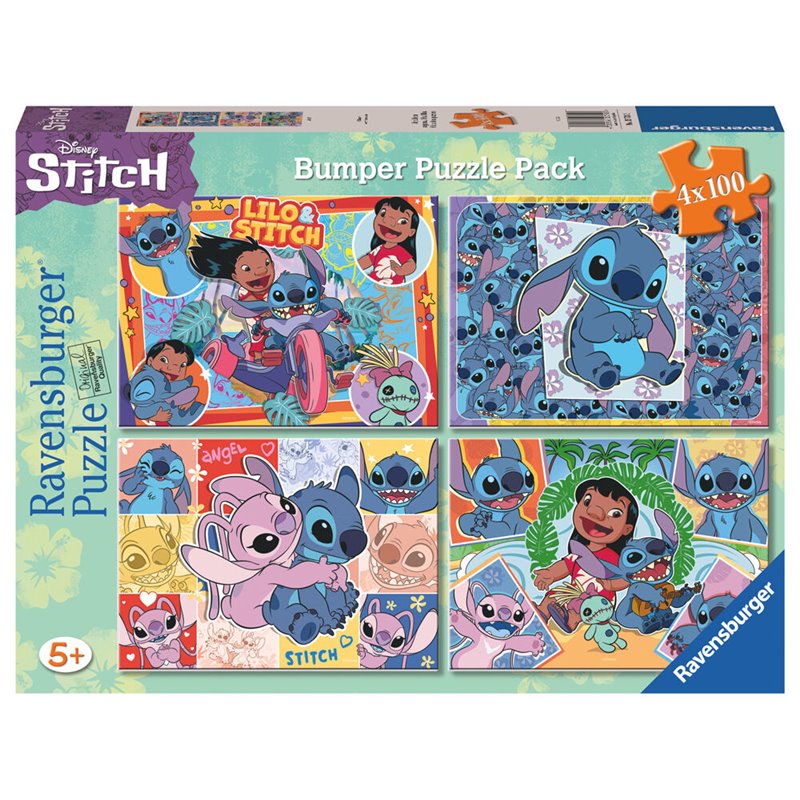 Puzzle Stitch Disney 4x100pzs