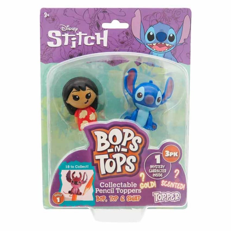 Blister 3 Toppers 3D Stitch Disney