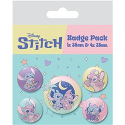 Set 5 pines Stitch Disney