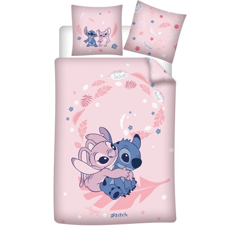 Funda nordica Angel &38 Stitch Disney cama 90cm policotton