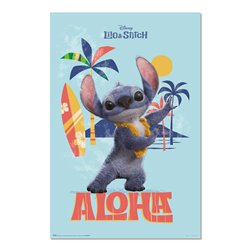 Poster Aloha Live Action Stitch Disney