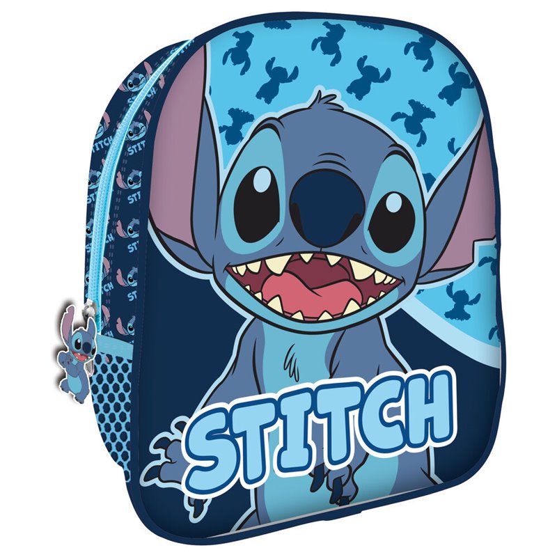 Mochila Abstract Stitch Disney 26cm