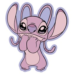 Cojin 3D Angel Stitch Disney