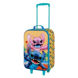 Maleta trolley 3D Ocean Stitch Disney 52cm