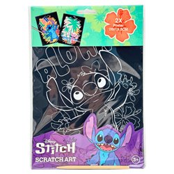Set papeleria Scratch Art Stitch Disney