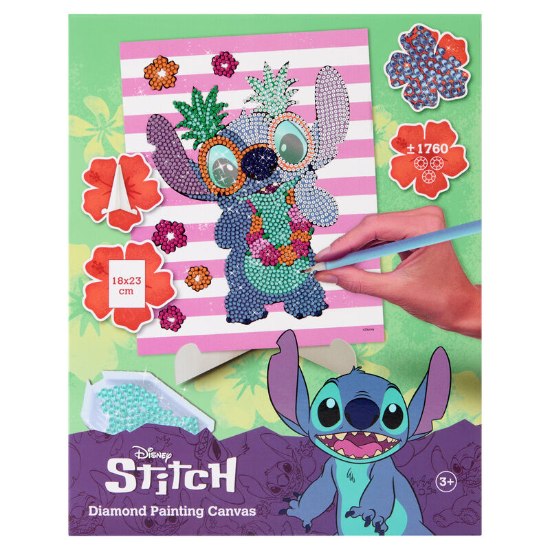 Pinta con diamantes Stitch Disney