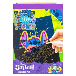 Set papeleria Scratch Art Stitch Disney