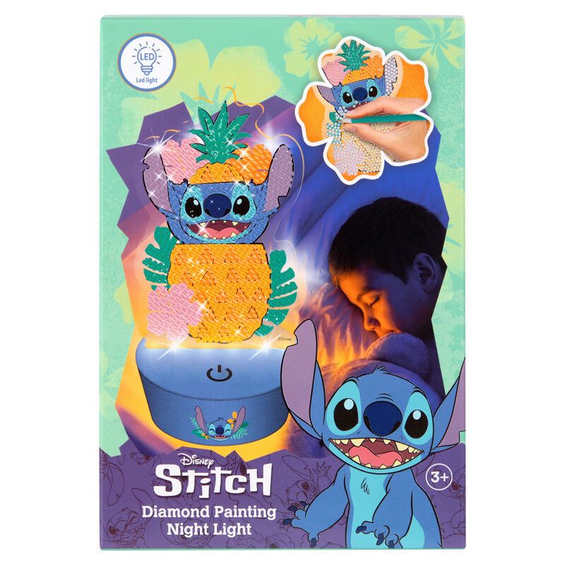 Figura para pintar luz LED Stitch Disney