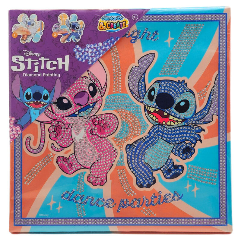 Pinta con diamantes Stitch Disney