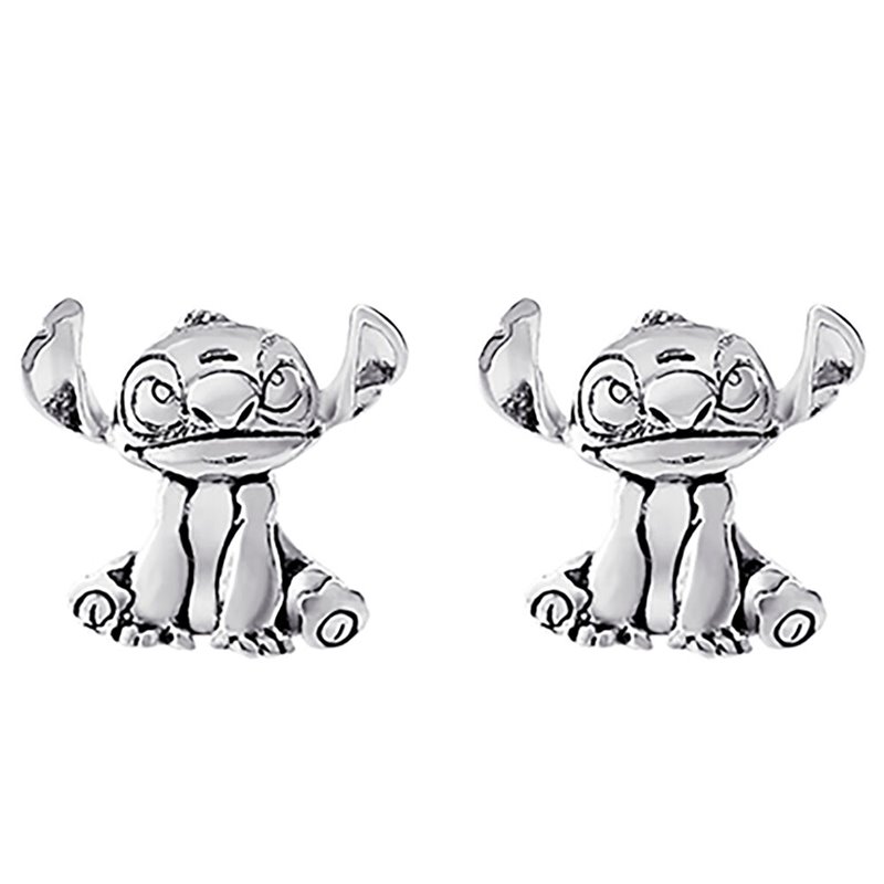 Pendientes Stitch Disney plata