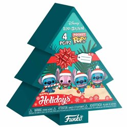 Arbol Navidad con 4 figuras Pocket POP Disney Stitch