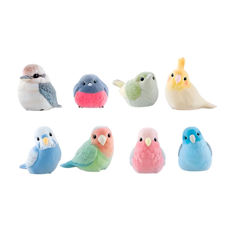 Figura Birds Mofu Mofu Tenori Friends 4cm surtido