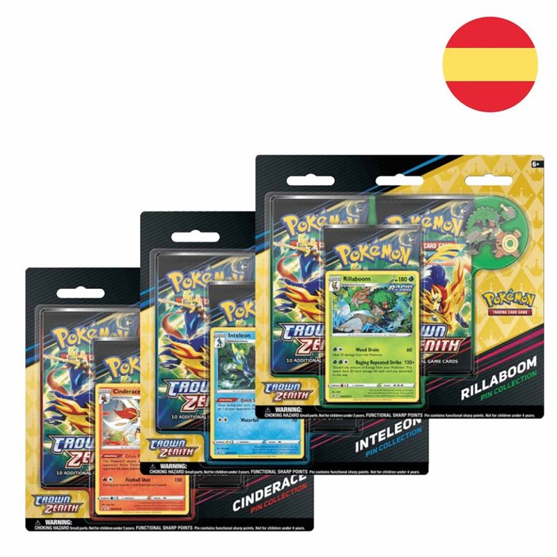Blister Pin Collection Cenit Supremo Pokemon surtido