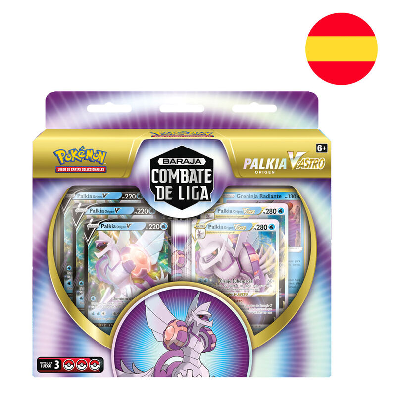 Blister juego cartas coleccionables Combate de Liga Palkia Origen V Astro Pokemon español