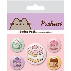 Set 5 chapas Pusheen