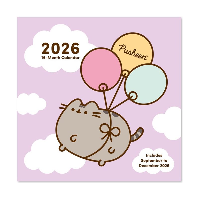 Calendario 2025-2026 Pusheen