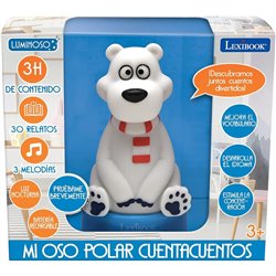 Oso 3D Luz nocturna contandor de historias