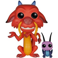 Figura POP Disney Mulan Mushu & Cricket