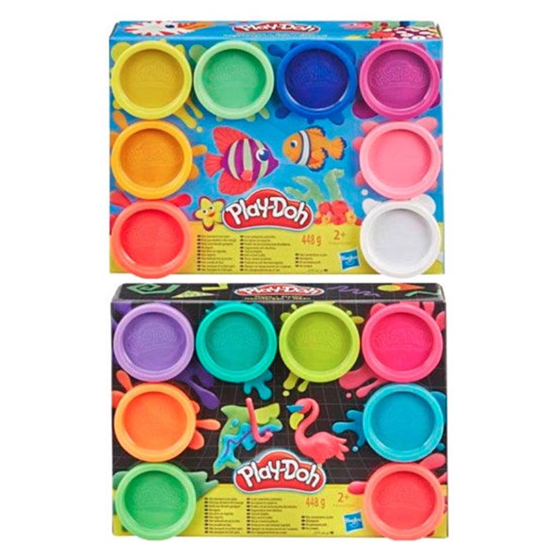 Set 8 Botes Plastilina Play-Doh surtido