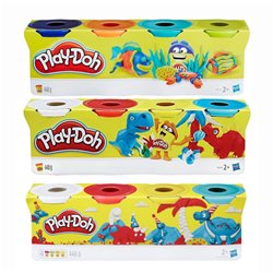 Set 4 Botes Plastilina Classic Play-Doh surtido
