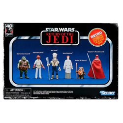 Set 6 figuras coleccion Retro Star Wars El Retorno del Jedi 9,5cm surtido