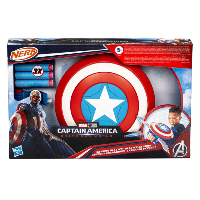 Escudo Lanzadardos Capitan America Brave New World Marvel