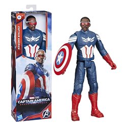 Figura Capitan America Titan Hero Los Vengadores Avengers Marvel 30cm