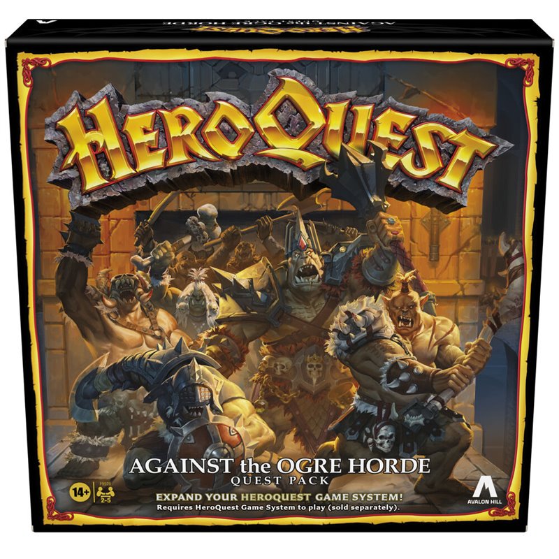 Expansion Juego de mesa Contra la Horda de Ogros Heroquest ingles
