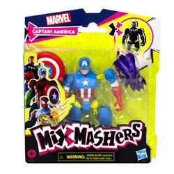 Figura Capitan America Mix Mashers Marvel 12cm