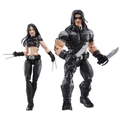Blister 2 figuras X-23 & Warpath X-Force Marvel Legends 15cm