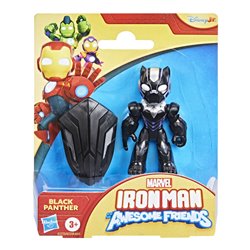 Figura Black Panther Iron Man y Su Superequipo Marvel 7cm