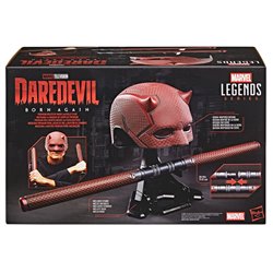 Replica Mascara + Baston de combate Born Again Daredevil Marvel Legends Series