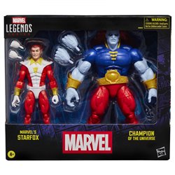 Blister 2 figuras Starfox & Champion of the Universe Marvel Legends Series 15cm