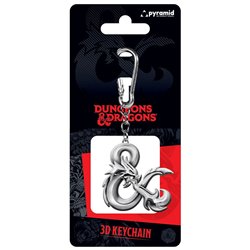 Llavero 3D Ampersand Logo Dragones y Mazmorras 6cm