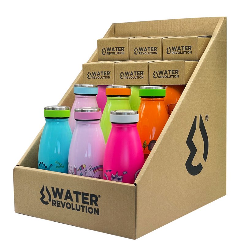 Botella acero inoxidable termo 350ml Water Revolution surtido